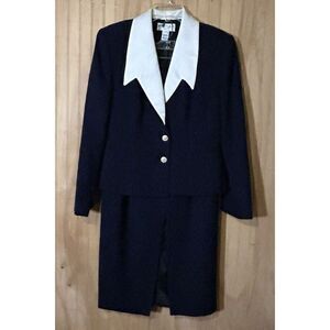 Saville 2 Piece Skirt Suit Set Blazer & Skirt Women's Size 6